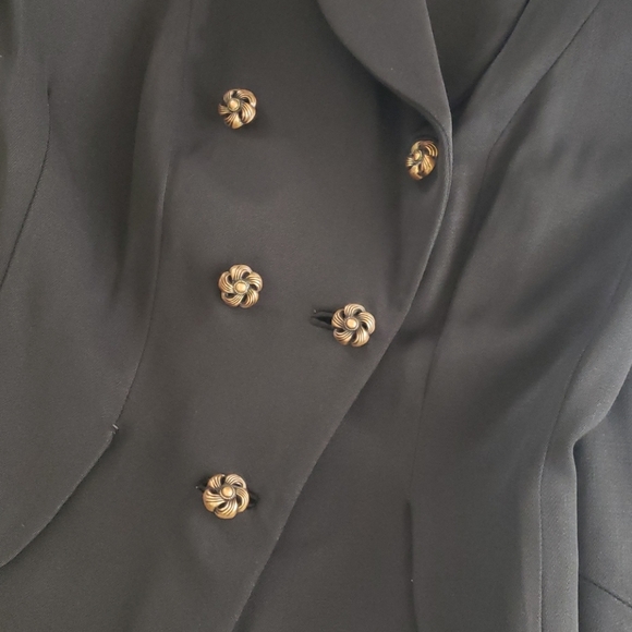 VTG 40s Black Dress Suit - Picture 5 of 15